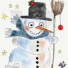 lustiger Schneemann