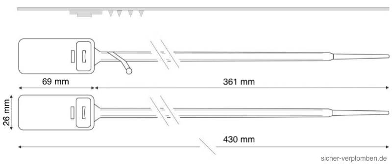 VFSECURE bagSeal M - 430 mm