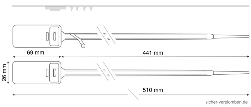 VFSECURE bagSeal L - 510 mm